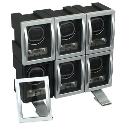 WOLF Module 4.1 Stackable Single Watch Winder w/Cover – 6 Units